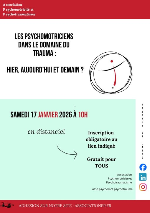 Les psychomotriciens dans le domaine du trauma : hier, aujourd'hui et demain ?