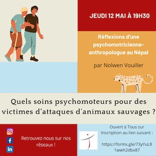 "Quels soins psychomoteurs pour des victimes d'attaques d'animaux sauvages ?" par Nolwen Vouiller